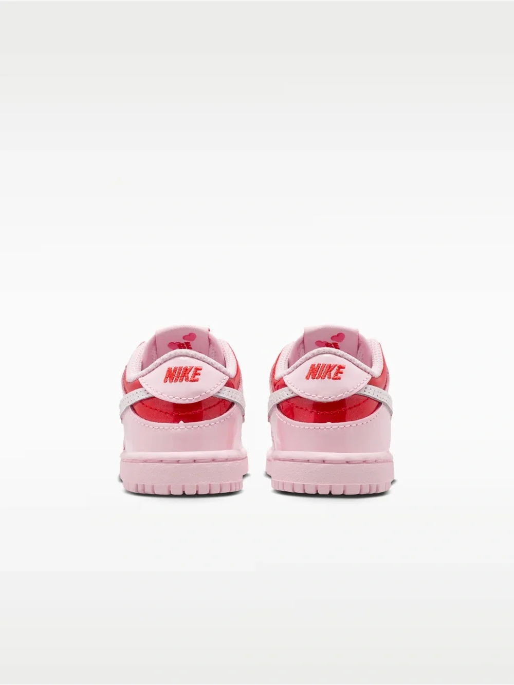 Nike Kids Pink and Red Nike Dunk Low